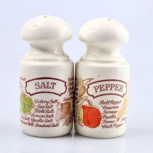 Vintage | 1980 Avon Salt & Pepper Set 4”